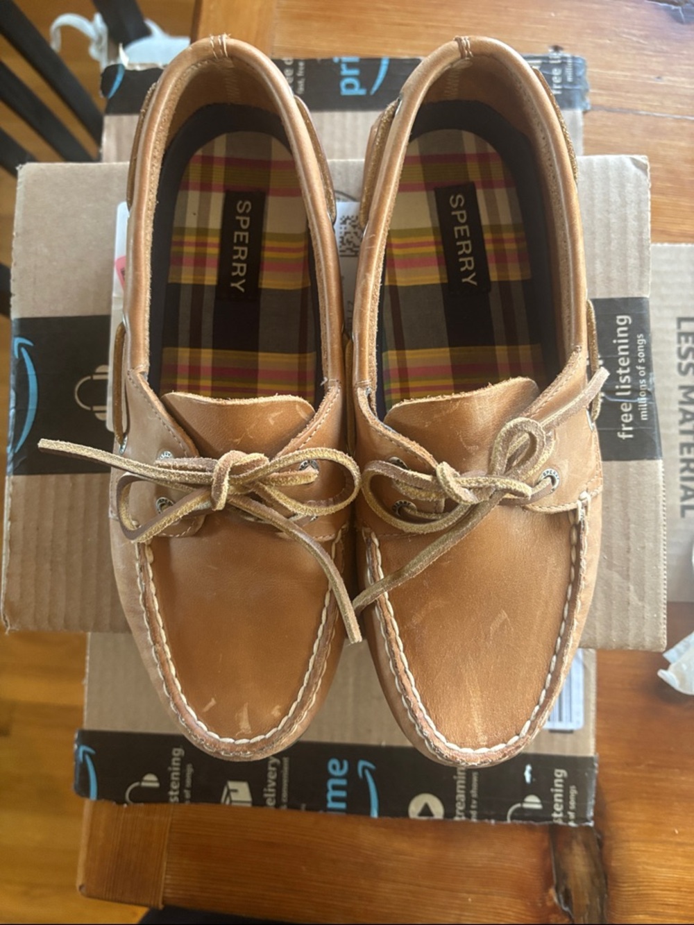 Sperry Women’s Classic Tan Leather Boat Shoes